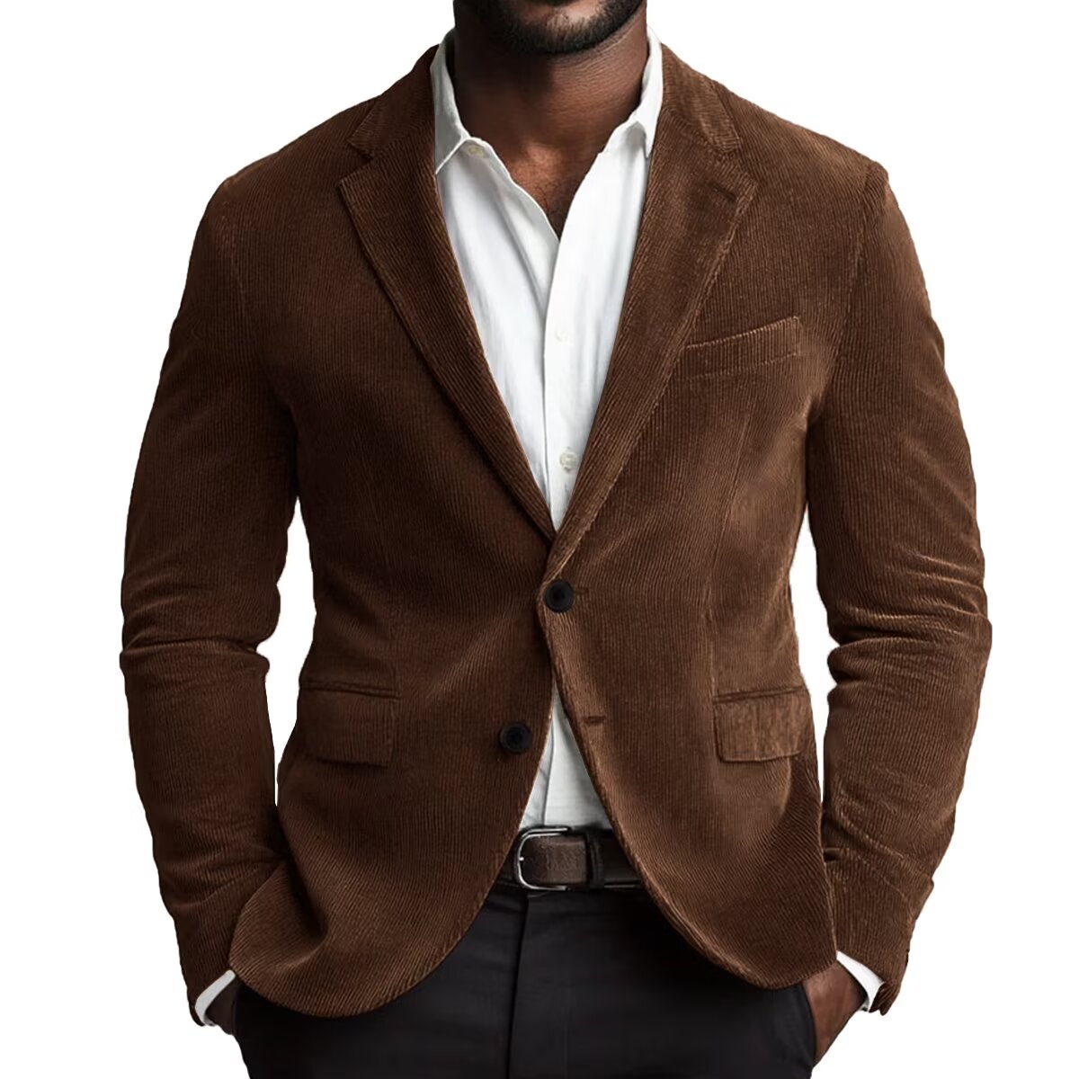 Men's brown corduroy jacket
