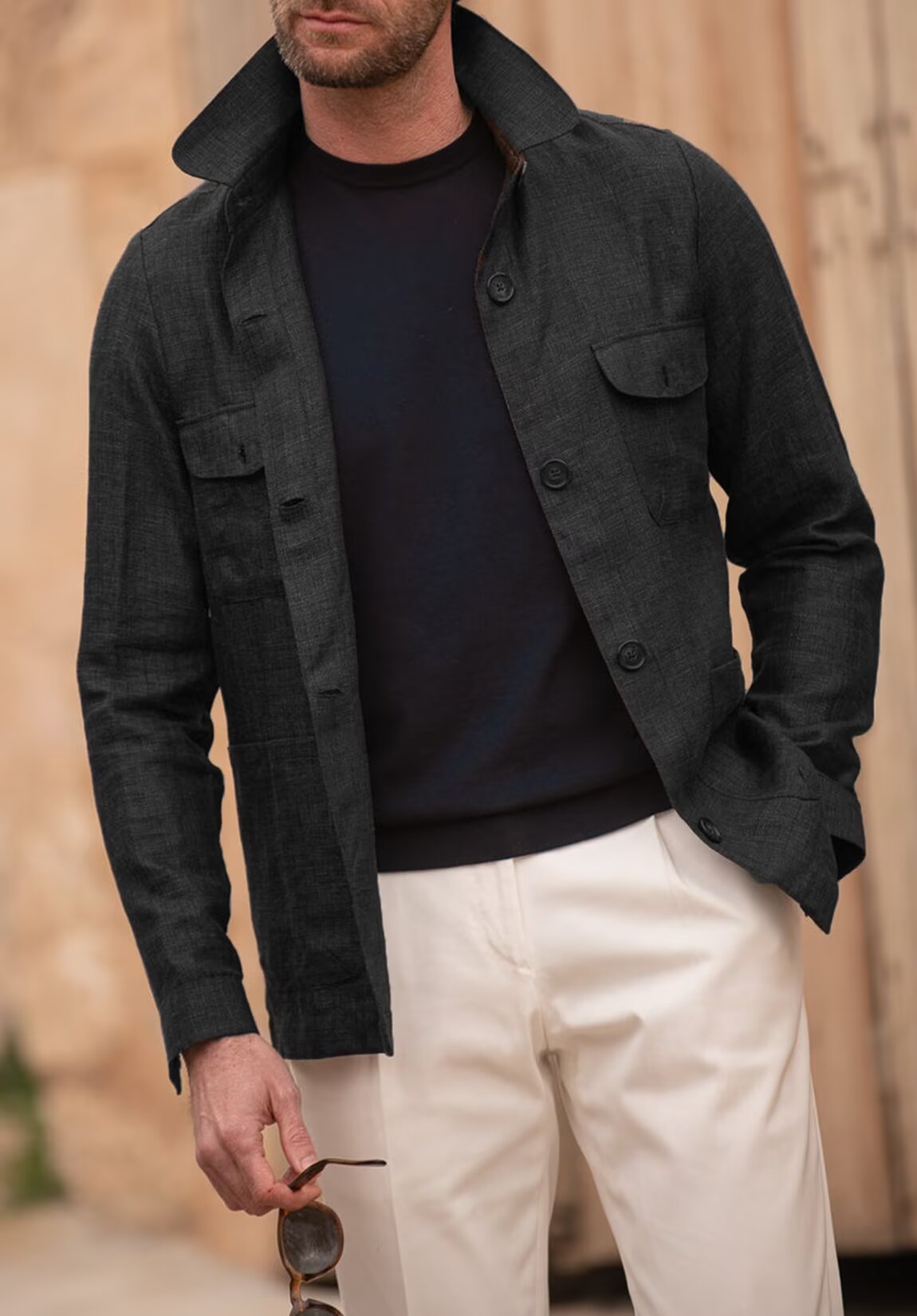 men¡¯s linen jacket