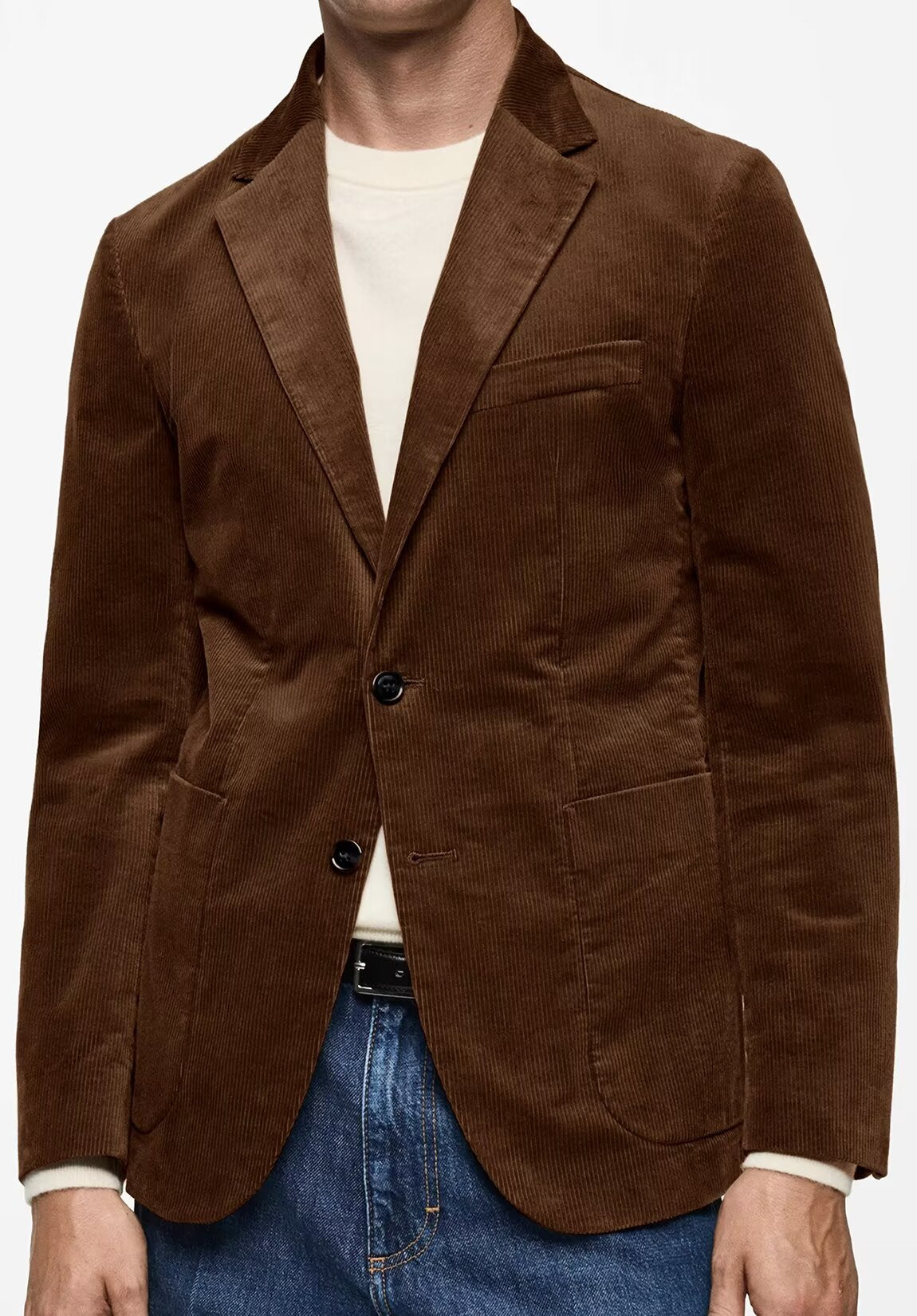 Men's grey corduroy jacket
