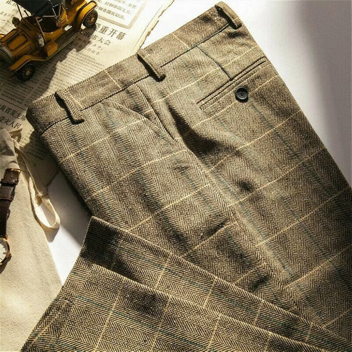 Men's tweed pants