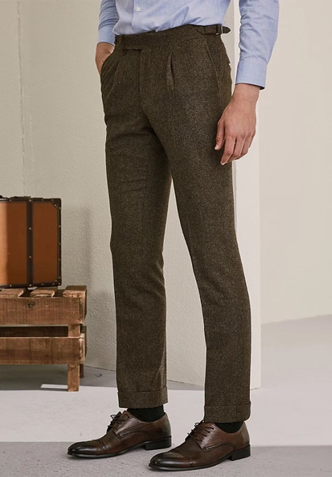 Men's tweed pants