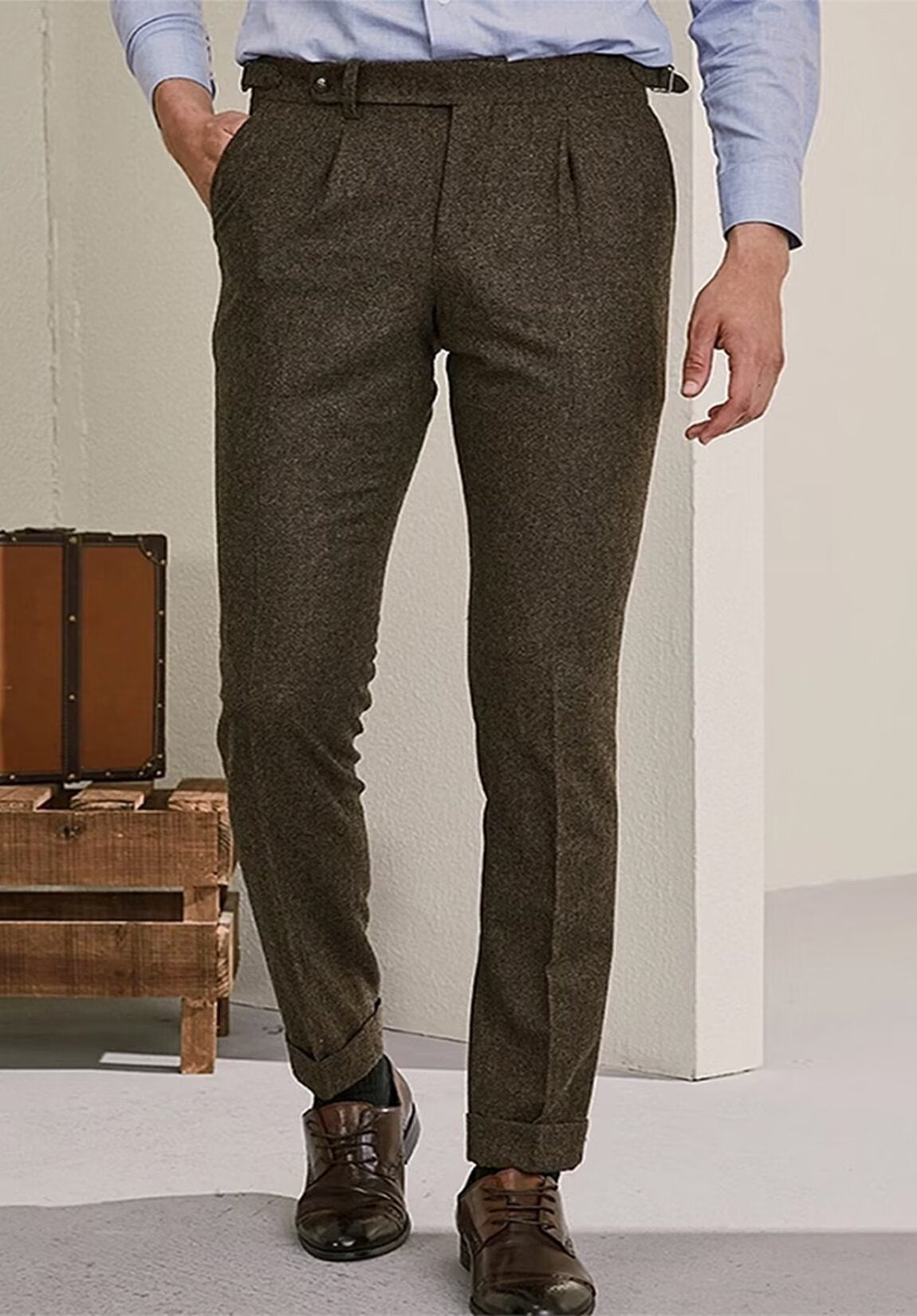 Men's tweed pants