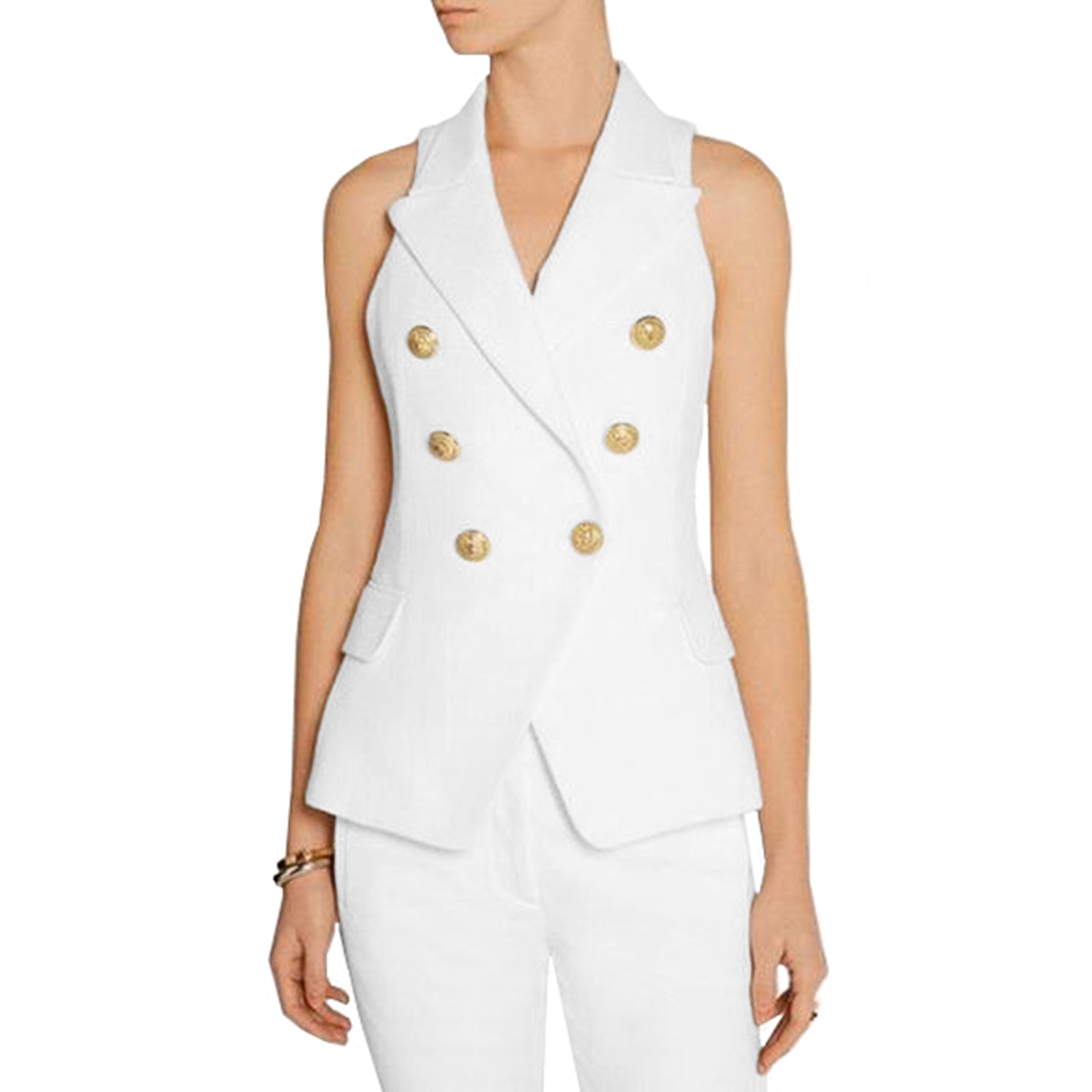 Women's white vest 