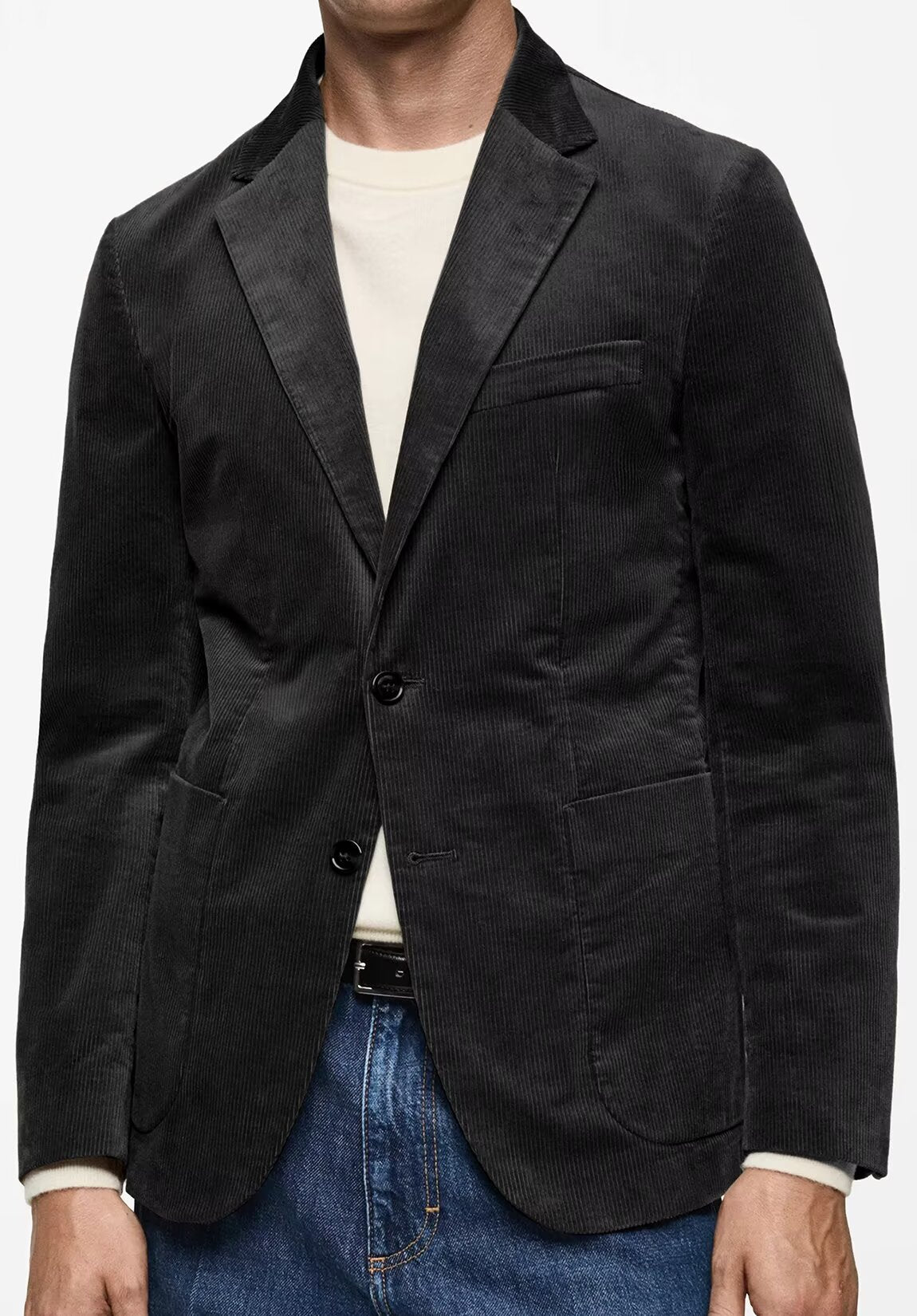 Mens Corduroy Jacket|Regular Fit  2-Button  Suit Jacket