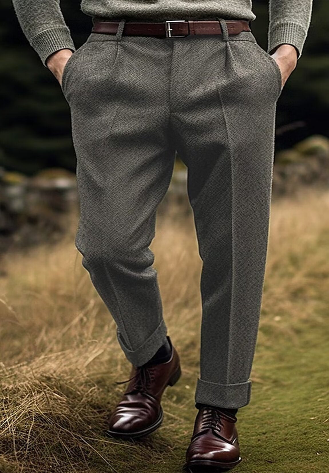 Men's tweed pants