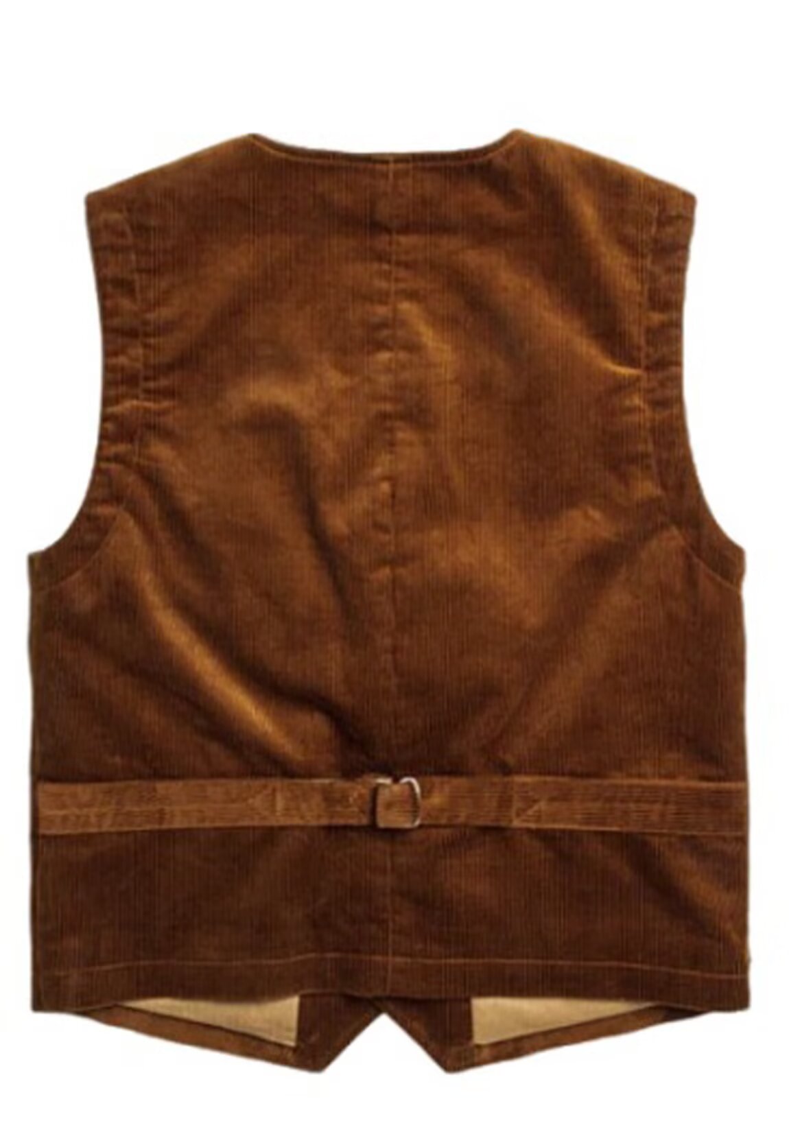 Men's navy blue corduroy vest 