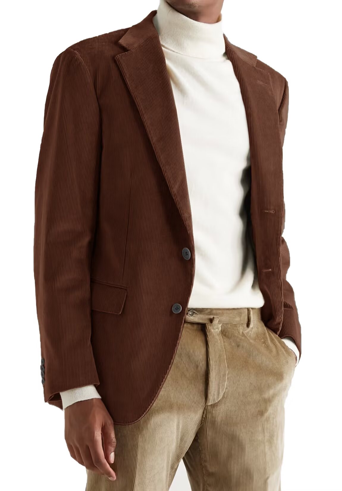 Men's brown corduroy jacket
