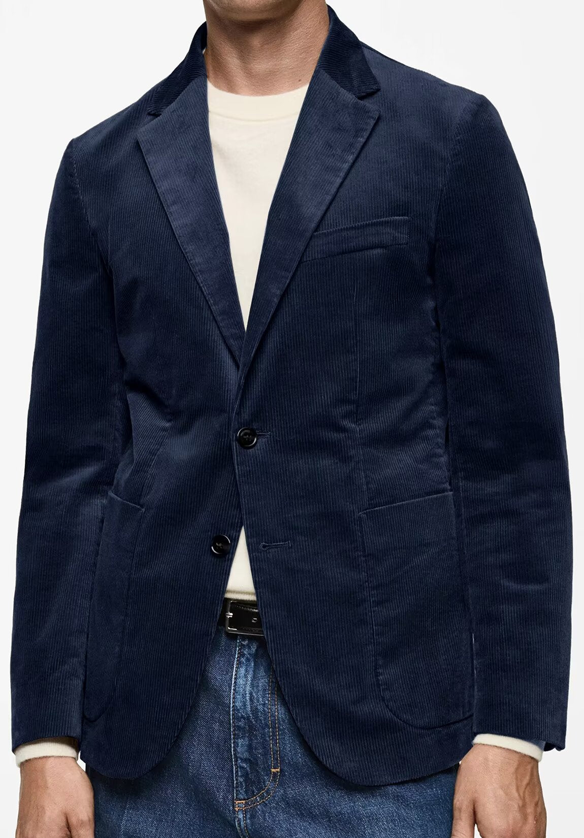 Men's navy corduroy jacket