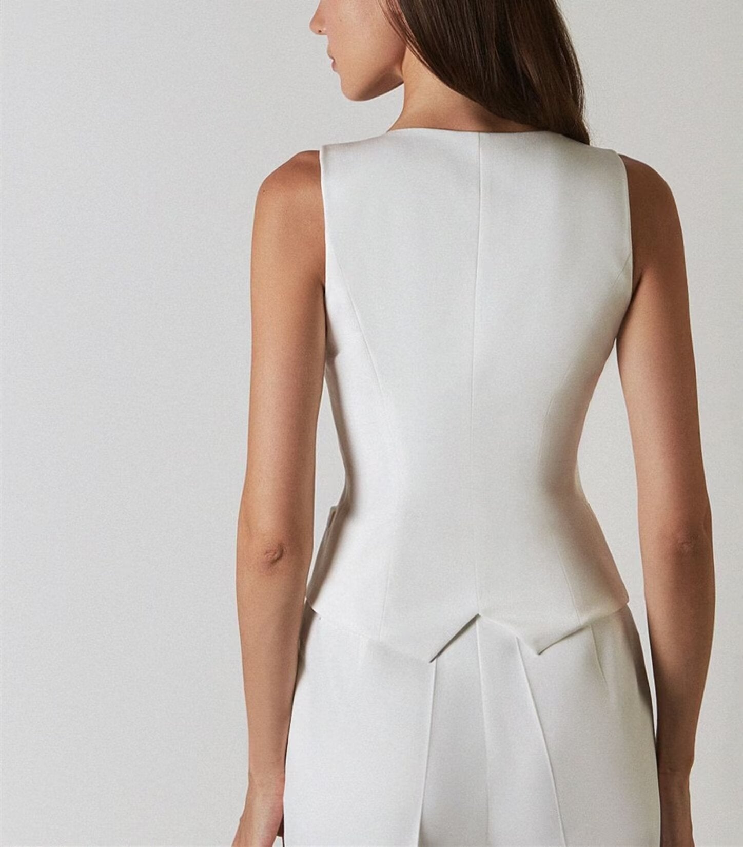 Women's white vest 